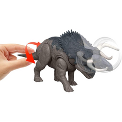 Jurassic World Rebirth Wild Roar Nasutoceratops Dinosaur Figure