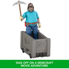 Minecraft Explosive Minecart Escape Playset