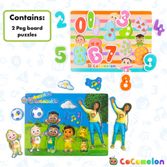 Cocomelon Peg Board Puzzles