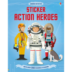 Usborne Activities 916004 STICKER ACTION HEROES Book