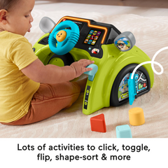 Fisher Price Laugh & Learn HYR92 SIT & STEER DRIVER 3-Languages English, German, French (JMB61)