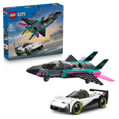 Lego City 60489 Jet vs Car