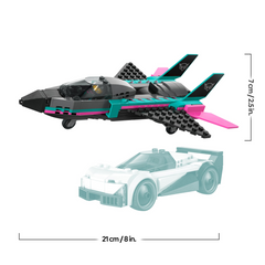Lego City 60489 Jet vs Car