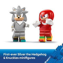 Lego Sonic the Hedgehog 77118 Silver's Car vs Knuckles' Monster Truck