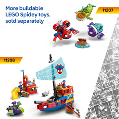 Lego Marvel 11206 Spider on his Motorcycle vs. Rhino