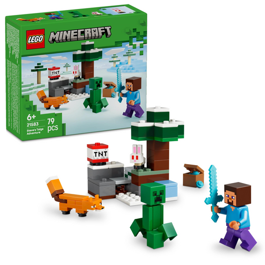 Lego Minecraft 21583 Steve's Taiga Adventure