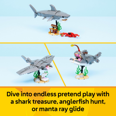 Lego Creator 31381 Fierce Shark with a Treasure Chest 3 in 1