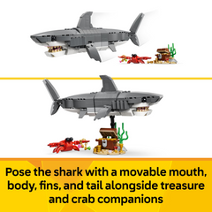 Lego Creator 31381 Fierce Shark with a Treasure Chest 3 in 1