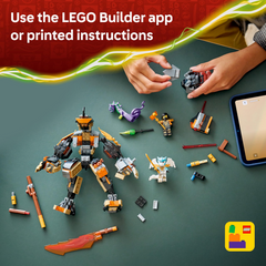 Lego Ninjago 71854 Cole's Mission Mech & Dragon Zane