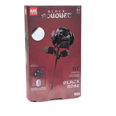 Block Tech Blocks Bouquet Black Rose Limited Edition Building Set
