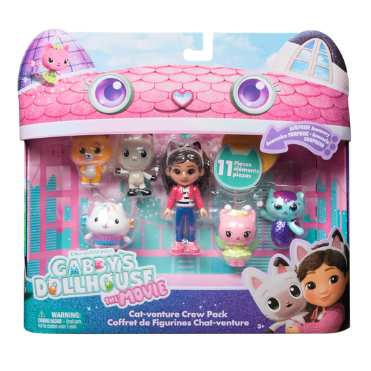 Gabby's Dollhouse The Movie Cat-Venture Crew Pack