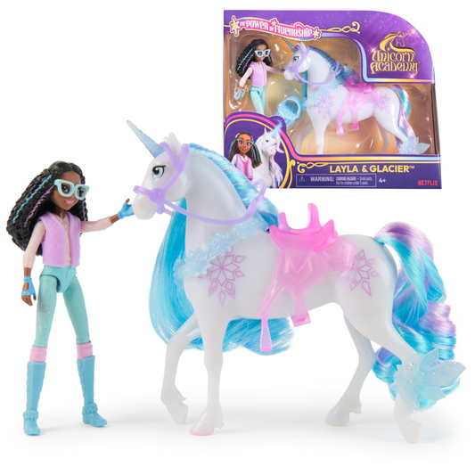 Unicorn Academy Layla & Glacier Figures