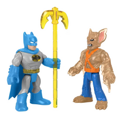 Imaginext DC Super Friends Batman and Man-Bat Figure Set