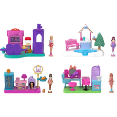 Barbie Mini Barbie Land Food Shopping Playset