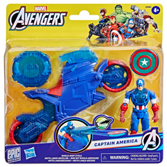 Marvel Avengers CAPTAIN AMERICA Shield Shot Cycle Vehicle