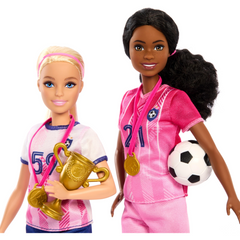 Barbie Soccer Player Set with 2 Dolls