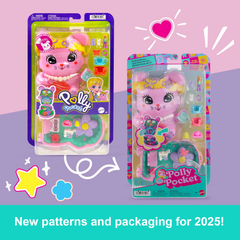 Polly Pocket Tea Party Bunny Playset