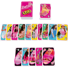 UNO Barbie The Movie Card Game