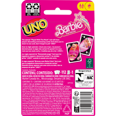 UNO Barbie The Movie Card Game