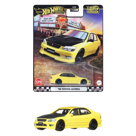 Hot Wheels Premium Boulevard 98 Toyota Altezza Die-Cast Car