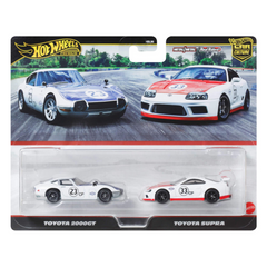 Hot Wheels Premium Car Culture Toyota 2000GT and Toyota Supra 2-Pack
