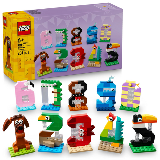 Lego Birthday Numbers Building Set