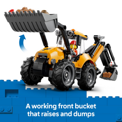 Lego City Backhoe Loader Construction Vehicle Set