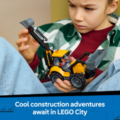 Lego City Backhoe Loader Construction Vehicle Set