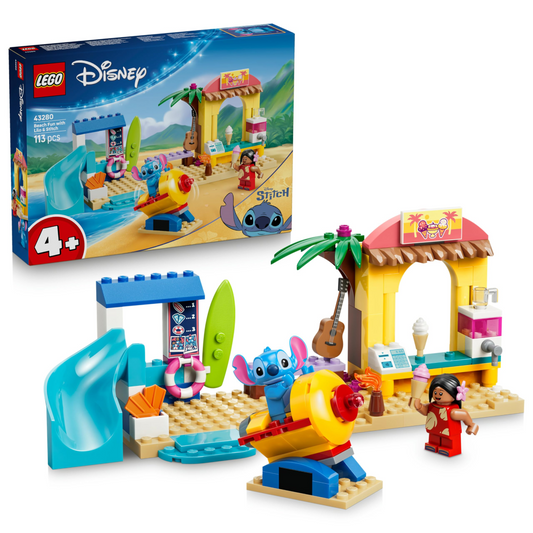 Lego Disney Beach Fun with Lilo & Stitch Building Set
