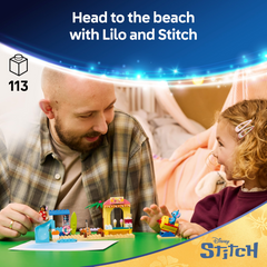 Lego Disney Beach Fun with Lilo & Stitch Building Set