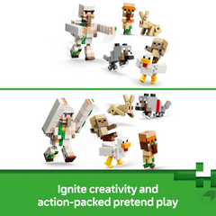 Lego Minecraft Chicken Jockey Desert Attack Building Set