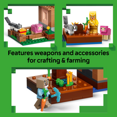 Lego Minecraft Evoker Village Attack Building Set