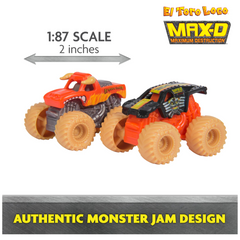 Monster Jam Mini Jams El Toro Loco Venom Velocity Scorpion Vehicle