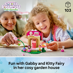 Lego Gabby's Dollhouse Fairylandia Kitty Fairy's Garden House Building Playset