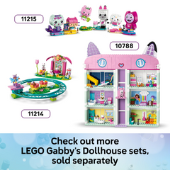 Lego Gabby's Dollhouse Fairylandia Kitty Fairy's Garden House Building Playset