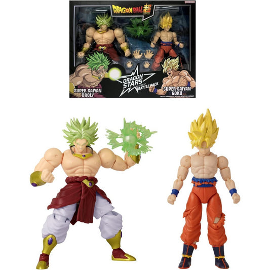 Dragon Ball Super Saiyan Broly vs Goku Battle Pack 4.5-Inch Action Figure