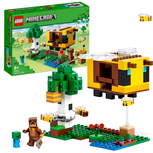 Lego Minecraft 21241 The Bee Cottage Buildable Playset