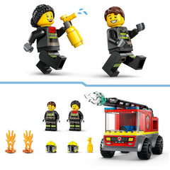 Lego City 60463 Fire Engine 2 Minifigures Construction Playset