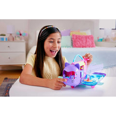 Polly Pocket Dolls and Playset Kitty Airways Airplane Travel Toy with 2 Dolls