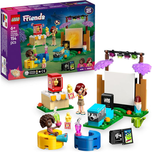 Lego Friends 42642 Friendship Movie Night Playset Gift