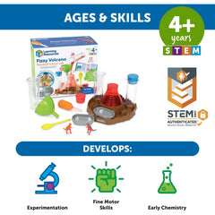 Learning Resources Fizzy Volcano Science Lab STEM Preschool Science Kit