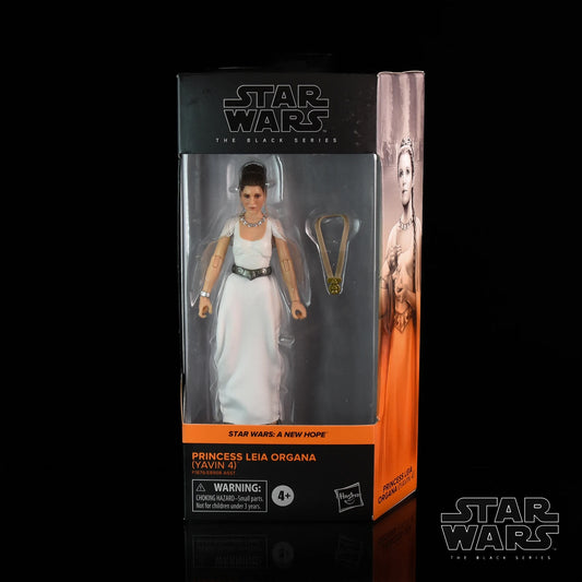 Star Wars The Black Series 01 PRINCESS LEIA ORGANA (YAVIN 4) Figure (A NEW HOPE)