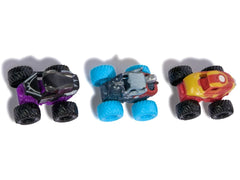 Monster Jam Marvel Mini Jams Thor Black Panther Iron Man Set