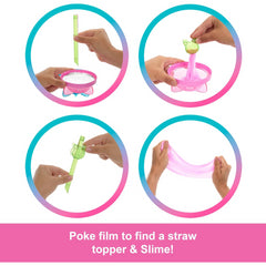 Barbie Pop Reveal Pink Cat Shakes Series Doll Playset