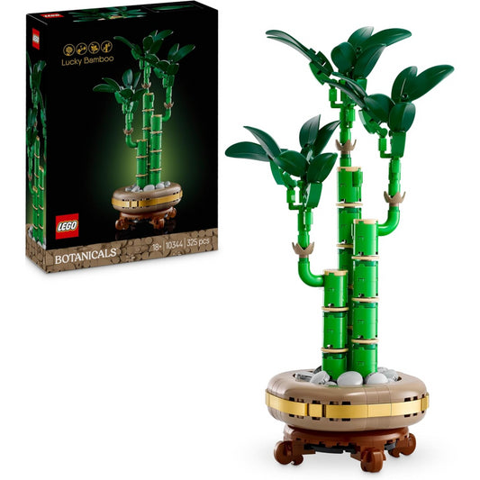 Lego Botanicals 10344 Lucky Bamboo Desk Plant Decor Playset