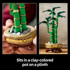 Lego Botanicals 10344 Lucky Bamboo Desk Plant Decor Playset