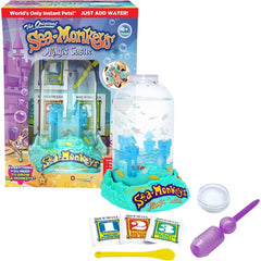 Sea Monkeys Magic Castle Aquarium Kit with Eggs Food and Water Purifier