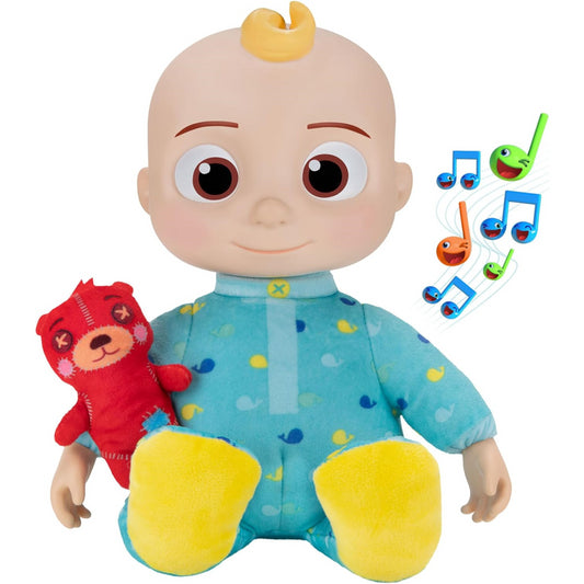 Cocomelon Musical Bedtime JJ Plush Doll with Sounds and Soft Body