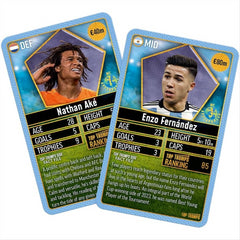 Top Trumps Cards Game - World Football Stars 2024 The Top 200 (Pack 3 Of 6)