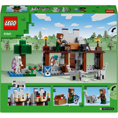 Lego Minecraft 21261 The Wolf Stronghold Fortress Building Playset